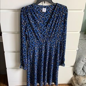 Black & blue midi CABI dress *NEVERWORN